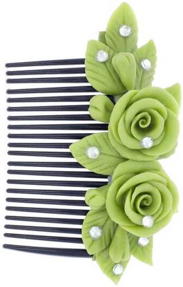 YOU & YOURS HAIR COMB PIN – HANDMADE FLOWER ACCESSORY Back Pin
