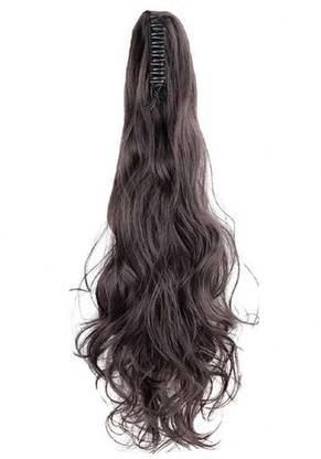 Rizi Synthetic Wavy Hair Clutcher Extension Accessories for Girls Women 20 Inch a28a Bun