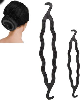 Fezzalo 2 Pcs Premium Juda Twister/ Magic Clip Twist/ Bun Clip / Hair Lock Hair, Donut Hair Clip