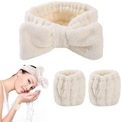 Aryamurti 3 Pieces Face Wash Headband And Wristband Set Head Band