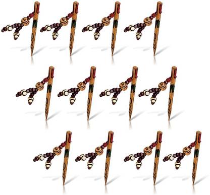BIGWHEEL Pack Of 12 Pcs Bridal Salon Hair Styling Unique Design Bun Decoration Fancy Juda Bun Stick