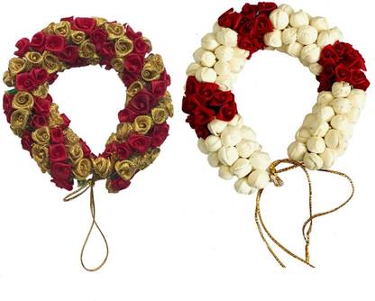 GadinFashion ™Artificial Mogra Flower Juda/Gajra Accessories (Pack of-2) Bun