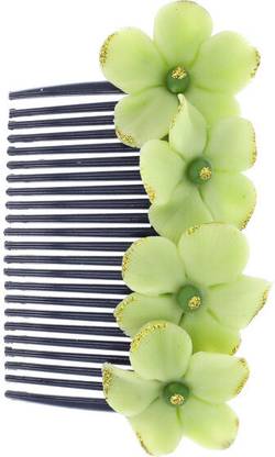 YOU & YOURS HAIR COMB PIN – HANDMADE FLOWER ACCESSORY Back Pin