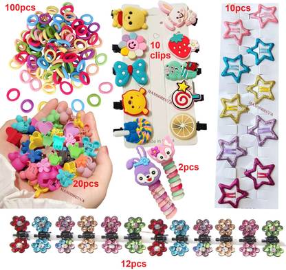 MANODHRUVA Girls Hair Accessories Set Hair Accessory Set