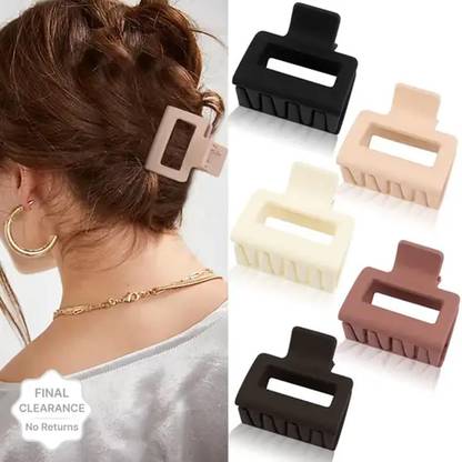 Alucia 6 PCS Korean style Hair Claw Clips Hair Clutcher, Hair accessories for Women Hair Claw