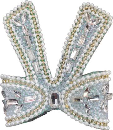 DELUXE HAIR Wedding Claw Clip Bow Hair Clip Hair Clutcher Metal Hair Clips Pearl Hair Clip Back Pin
