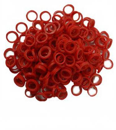 Dentosmile Orthodontic Colour Elastics Pack of 100 Pcs (Red 3/16" - 3.5 Oz) Rubber Band