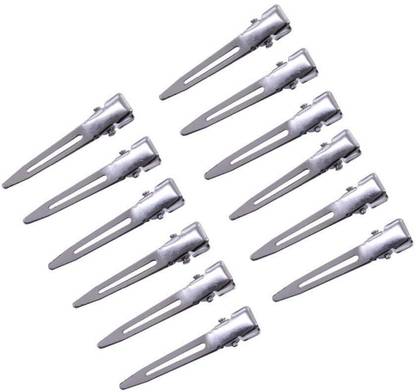 Views 50 Pcs Alligator Hair Clips Assortment 1.3"/1.7"/2.3" Metal Single Prong Pin Bun Clip