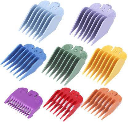 maycreate 8Pcs Hair Clipper Limit Combs Hair Trimmer Guards Combs Set Professional Cutting Hair Pin