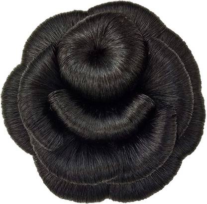 Crazy Hair Super deluxe hair style/premium hair accessories Bun/Juda. (black) Bun