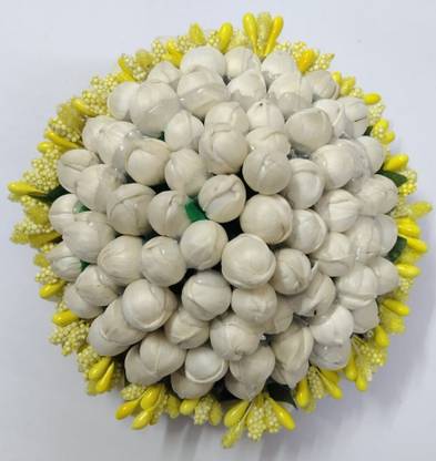 Ruhci Flower Gajra Hair Accessories Artificial Juda Hair Accessories Pack of 1 Bun