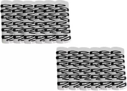 Kotttykotty Pack Of 144 Pcs Multi Purpose Black Color 5 Cm Long Tik Tak Hair Clips Tic Tac Clip