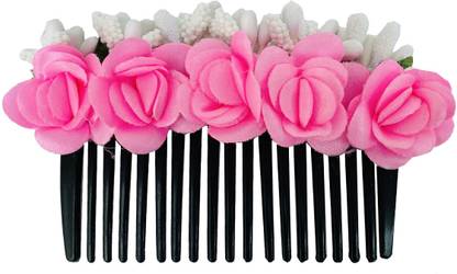 VinshBond Hair Flower Comb Clips Designer Hair side clip Hair Accessories for Women Bun Clip