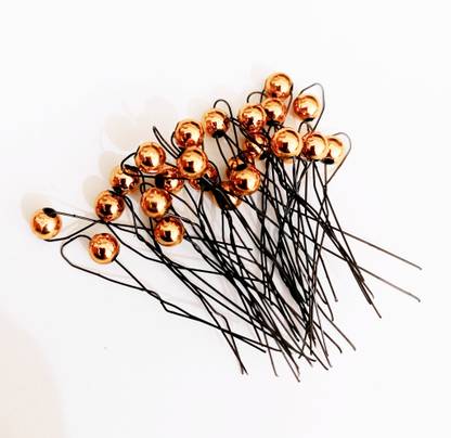 SKENTERPRISES Hair Beads Golden color for many type of Pretty & Beautiful Hair styles Hair Pin