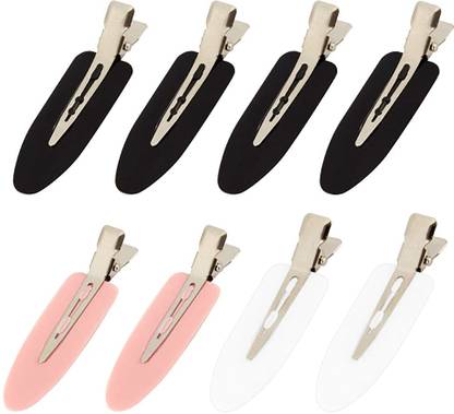 ELEPHANTBOAT 8pcs No Bend Hair Clips Styling Bangs Curl Pin Duck Bill Clips Set Hair Clip