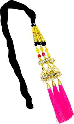 El Cabell Pink Mirror Design Paranda Parandi Braid Tassel Hair Accessories For Women Braid Extension