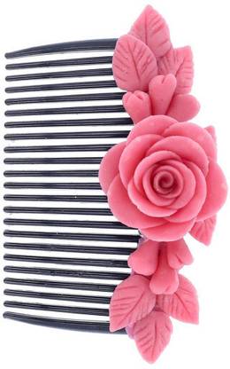 YOU & YOURS HAIR COMB PIN – HANDMADE FLOWER ACCESSORY Back Pin