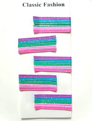 simreen Pack of 50 Bobby Pins Glitter Bob Pins For girls and kids Hair Pin