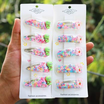 AmazingKarts 10 pcs Cute Hair Clips Multi Sequins Hair clip Styling for Girls & Kids. Hair Clip
