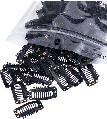 ALX 28 pc snap /tic tac clips for hair patches wig extension dupatta Tic Tac Clip