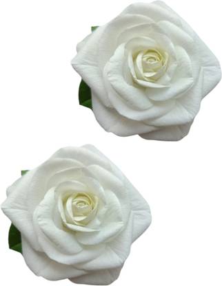 MICLAC White Hair Pin for women 2 PCS Hair Pin