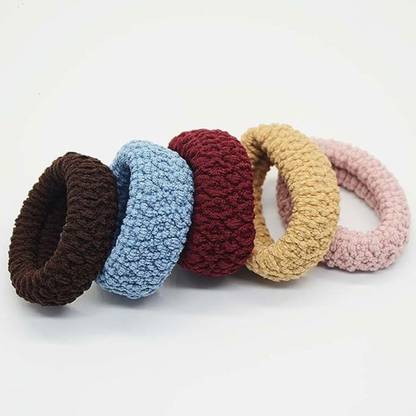 FRESHION STORE Elastic Rubber Bands Ponytail Holders For Girls, Stylish Fashionable Rubber Band