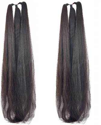 Kaima Women Nakli Baal Thick Nylon False Hair Extensions Braid Paranda Extensions Braid Extension