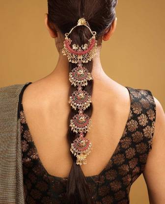 Bavi Creations Jewellery Jadai Billai Wedding Hair Braid Accessories Choti Hairpins Bridal Braid Extension