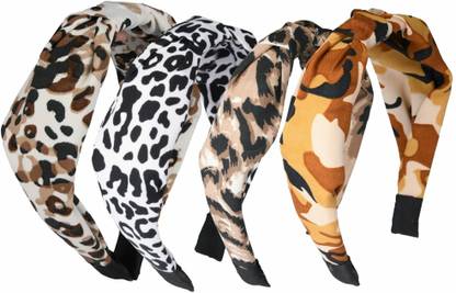 NNR LEOPARD PRINT FLAT KNOT Hair Band