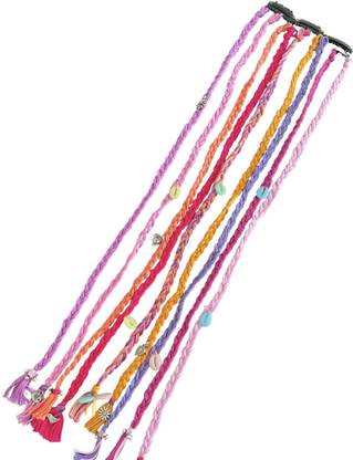 Kalakari Pastel boho hair braids Hair Accessory Set