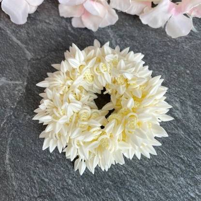 Blushia (2 Pcs) Scented Mogra Gajra Hair Accessories For Women & Girls Bun