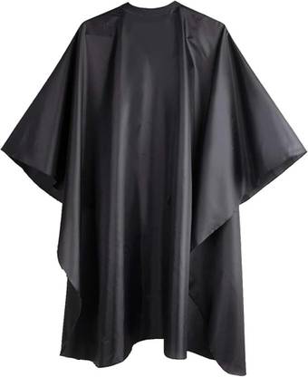 uniformer Black Hair Cutting Cape (Pack of 1) Hair Accessory Set
