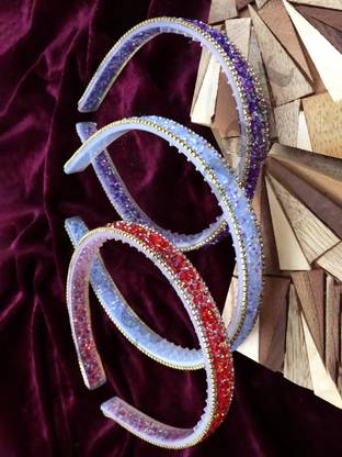 VAGHBHATT Stylish Rhinestone Crystal Headbands Diamond Sparkly Glitter Hairband for Girls Hair Band