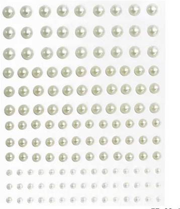 KVY COLLECTION Hair Accessories ( 2sheet )for Women & Girls Decoration Pearls Tattoo/Sticker Hair Tattoo/Sticker