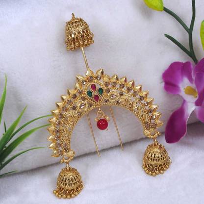 sharneshwar Hair Brooch | Juda Pin | Bridal Hair Accessories for wedding Bun Clip