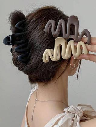 Beauty Flow 3pcs Snack design Hair Clips for Women Hair Claw