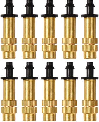 HASTHIP 10PCS Adjustable Copper Atomizing Nozzle Drip Irrigation Garden