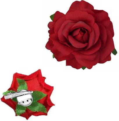 Kaima Rose Flower Bun Pin Hair Juda Pins Hair Clips Hair Accessories Bun Clip