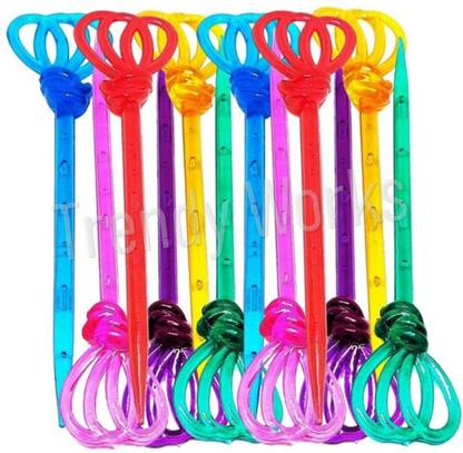 Trendy Works 12 Pcs Juda Sticks Bun Hair Pins Hair Accessories for Women Girls (14cm Length) Bun Stick
