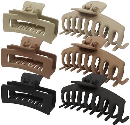 Kotttykotty Large Claw Clips for Thick Hair, 4.3" Matte Big Hair Claw Hair Claw