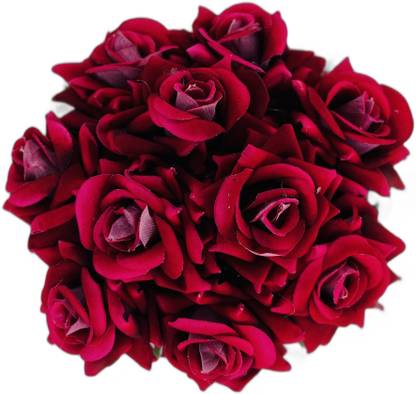Views Beautiful Bridal Hair Bun Handmade Juda Bun For Wedding Party (New Red) Bun