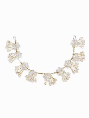 house of common Wedding Crystal Hair Vine Bridal Headpiece Headbands Wedding Hair Accessories Bun Clip