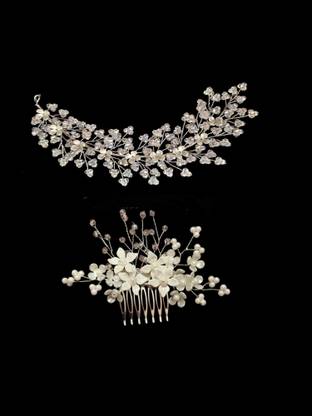 ZariDesigner tiara combo hair pin for girls and women Hair Clip