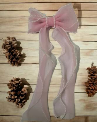 MEHAK CREATION Ribbon bow for kids girls women tassel Princess fairy Hair Clip Bun Clip