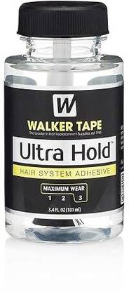 WALKER TAPE Super Ultra Hold Glue 3.4 oz Unisex Hair Gel Hair Accessory Set