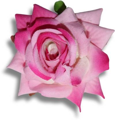 MICLAC Elegant Pink Rose U-shaped Hair Pin Wedding Hair Accessories 1 PCS Hair Pin