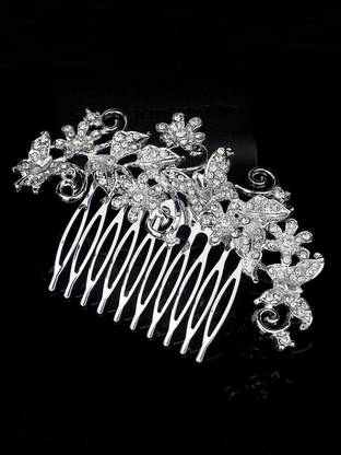 Kairangi Hair for Women Crystal Hair Pin Bridal Hair Accessories for Wedding Side Pin Hair Pin