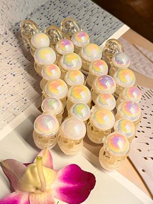 VFD BANANA CLIP PEARL WORK SET OF-4 Banana Clip