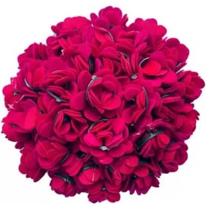 RUCHI Rose Flower & Pollens Hair Bun Full Juda Maker Gajra Bun