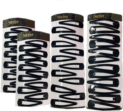 Swiss tiktik Hair Accessories Tic Tac Hair Clip 5cm Packof24+5.5cm Packof12+6.5 cm Pack of 12 Tic Tac Clip